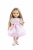 Lalka Hiszpańska 32 cm Paola Reina Amigas 04865 Miriam, klasyczna, cała z winylu, przegubowa ruchome stawy, brązowe oczy, włosy brązowe i jasne pasemka, sukienka, majteczki, skarpetki, buciki