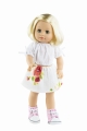 Lalka Hiszpańska 42 cm Paola Reina Soy Tu 06112 Agatha, zamyka oczy