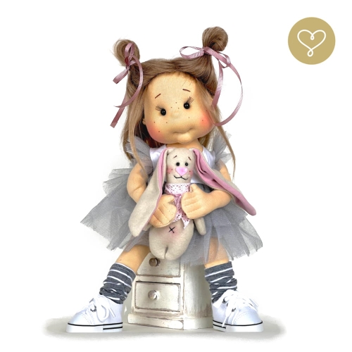 Zwierzaki Lullu Dolls Króliczek Fufu