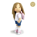Akcesoria dla lalki Lullu Dolls plecaczek różowy