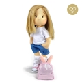 Akcesoria dla lalki Lullu Dolls plecaczek różowy