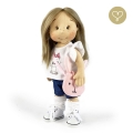 Akcesoria dla lalki Lullu Dolls torebka Królik
