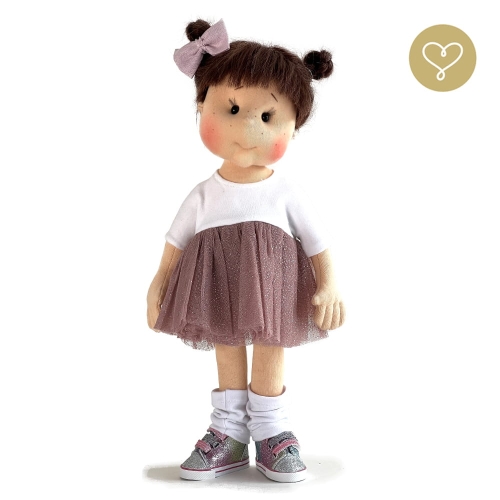 Buty trampki brokatowe dla lalki 38 cm Lullu Dolls