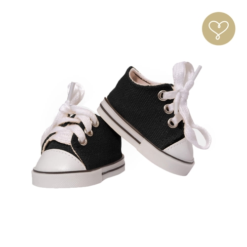 Buty trampki czarne dla lalki 38 cm Lullu Dolls