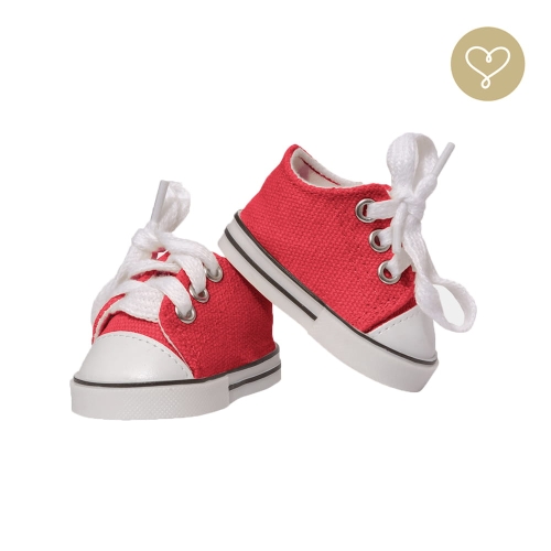 Buty trampki czerwone dla lalki 38 cm Lullu Dolls
