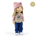 Bluza Myszka beżowa dla lalki Lullu Dolls
