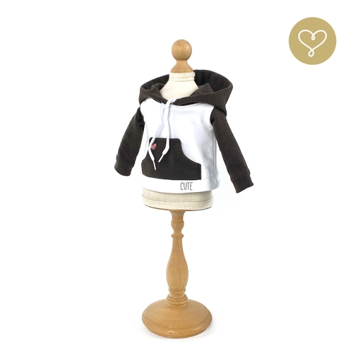Bluza z kapturem dla lalki Lullu Dolls
