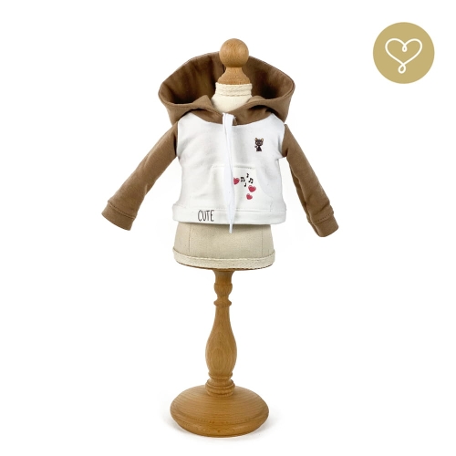 Bluza z kapturem dla lalki Lullu Dolls