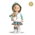 Bluza z kapturem dla lalki Lullu Dolls