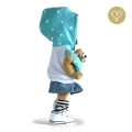 Bluza z kapturem dla lalki Lullu Dolls