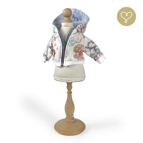Bluza z kapturem dla lalki Lullu Dolls