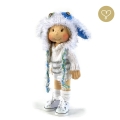Czapka włochata dla lalki Lullu Dolls 08