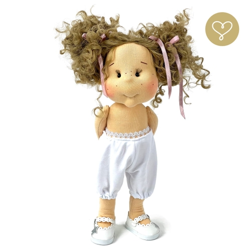 Majteczki pantalony białe dla lalki 38 cm Lullu Dolls
