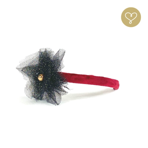 Akcesoria dla lalki Lullu Dolls opaska Kwiatek