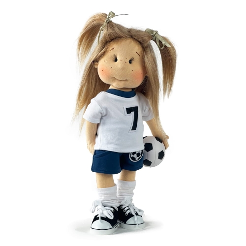 Skarpetki białe dla lalki 38 cm Lullu Dolls, uszyte z bawełny