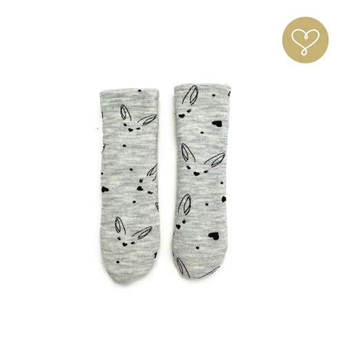 Skarpetki w zajączki dla lalki Lullu Dolls