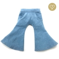 Spodnie jeansowe dzwony dla lalki Lullu Dolls