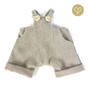 Spodnie ogrodniczki 2 dla lalki Lullu Dolls