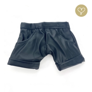 Spodnie szorty skórzane dla lalki Lullu Dolls