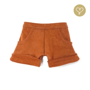 Spodnie szorty welurowe dla lalki Lullu Dolls