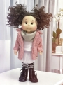 Spódnica tiulowa biała dla lalki Lullu Dolls