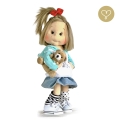Spódnica jeansowa dla lalki Lullu Dolls