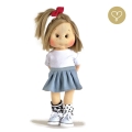 Spódnica jeansowa dla lalki Lullu Dolls