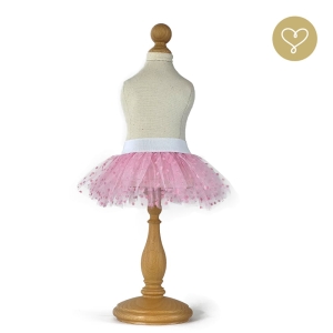 Spódnica tiulowa różowa dla lalki Lullu Dolls