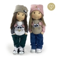 Strój Myszka 2 dla lalki Lullu Dolls