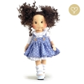 Sukienka niebieska dla lalki Lullu Dolls