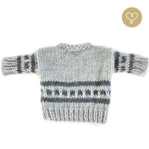 Sweter Wzorki 1 dla lalki Lullu Dolls