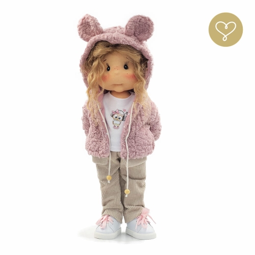 Lalka 38 cm Lullu Dolls Lola w ubranku, 3 warianty wyboru, na zdjęciu wariant 2 ruchomy szkielet