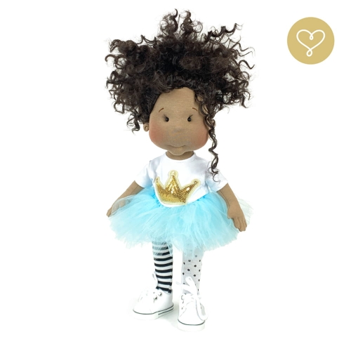 Lalka 38 cm Lullu Dolls Scarlett w ubranku, 3 warianty wyboru, na zdjęciu wariant 1 podstawowy
