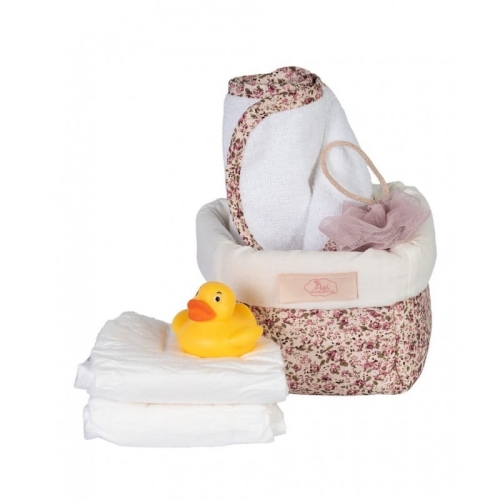 Oryginalne akcesoria ASI koszyk zestaw łazienkowy dla lalki 3712008 Martina