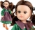 Oryginalne ubranko Paola Reina dla lalki 32 cm Amigas 54857_1, zielono-brązowa sukienka z długim rękawem i kołnierzykiem, majteczki