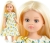 Oryginalne ubranko Paola Reina dla lalki 32 cm Amigas 54497, sukienka z bufkami w żółte kwiaty, majteczki