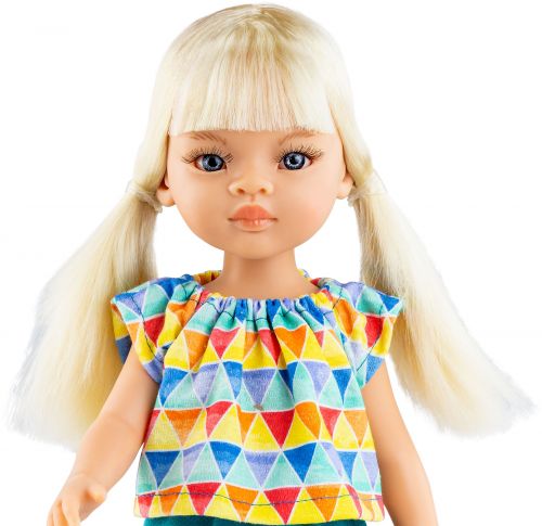 Oryginalne ubranko Paola Reina dla lalki 32 cm Amigas 54678, bluzeczka, spodenki
