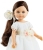 Lalka Hiszpańska 32 cm Paola Reina Amigas 04829 Noa, klasyczna, cała z winylu, niebieskie oczy, brązowe włosy, długa balowa sukienka, majteczki, buciki