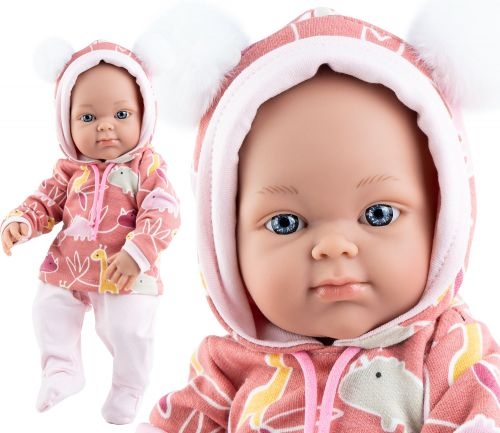 Lalka Hiszpańska 32 cm Paola Reina 05131 Minipikolina, bobas cały z winylu, dziewczynka, bez włosów, w ubranku