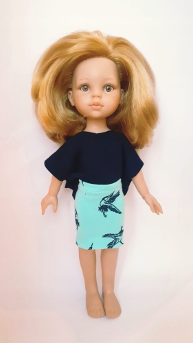 Bluzka i spódniczka dla lalki Paola Reina Amigas 32 cm