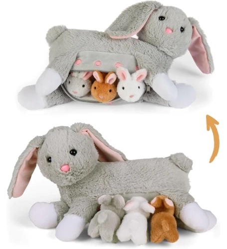 Mama Królik z małymi króliczkami Mamanimals 2020604