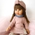 Lalka Hiszpańska 40 cm Marina&Pau 1527 Marina, klasyczna, cała z winylu,  ciemne dłuższe włosy z grzywką, w ubranku