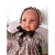 Lalka Hiszpańska 46 cm ASI 0187540 Leo, bobas bez włosów, z rzęsami, miękki brzuszek, w ubranku
