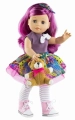 Lalka Hiszpańska 42 cm Paola Reina Soy Tu 06107 Ines, zamyka oczy