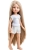 Lalka Hiszpańska 32 cm Paola Reina Amigas 13212 Carla, klasyczna, cała z winylu, w piżamce, długie do kostek proste blond włosy, szaro-niebieskie oczy