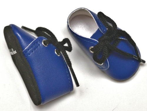 Oryginalne buty Paola Reina dla lalki 32 cm Amigas 63230 niebieskie wiązane