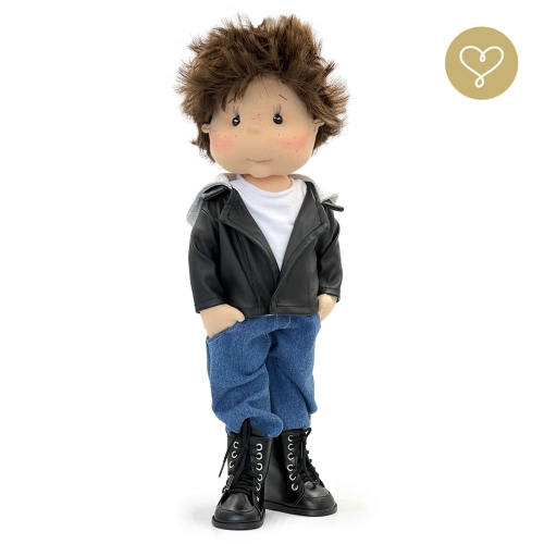 Lalka 38 cm Lullu Dolls Antek w ubranku, 3 warianty wyboru, na zdjęciu wariant 1 podstawowy