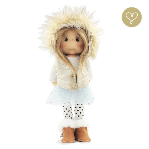 Lalka 38 cm Lullu Dolls Pola w ubranku, 3 warianty wyboru, na zdjęciu wariant 2 ruchomy szkielet
