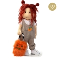 Strój Karotka dla lalki Lullu Dolls