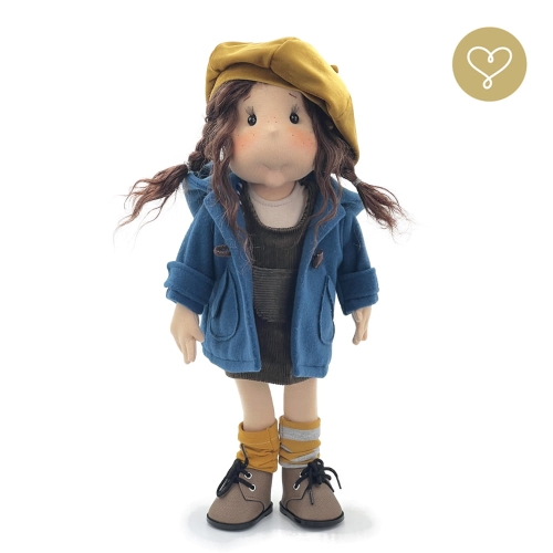 Lalka 38 cm Lullu Dolls Grażynka w ubranku, 3 warianty wyboru, na zdjęciu wariant 3 kolekcjonerski